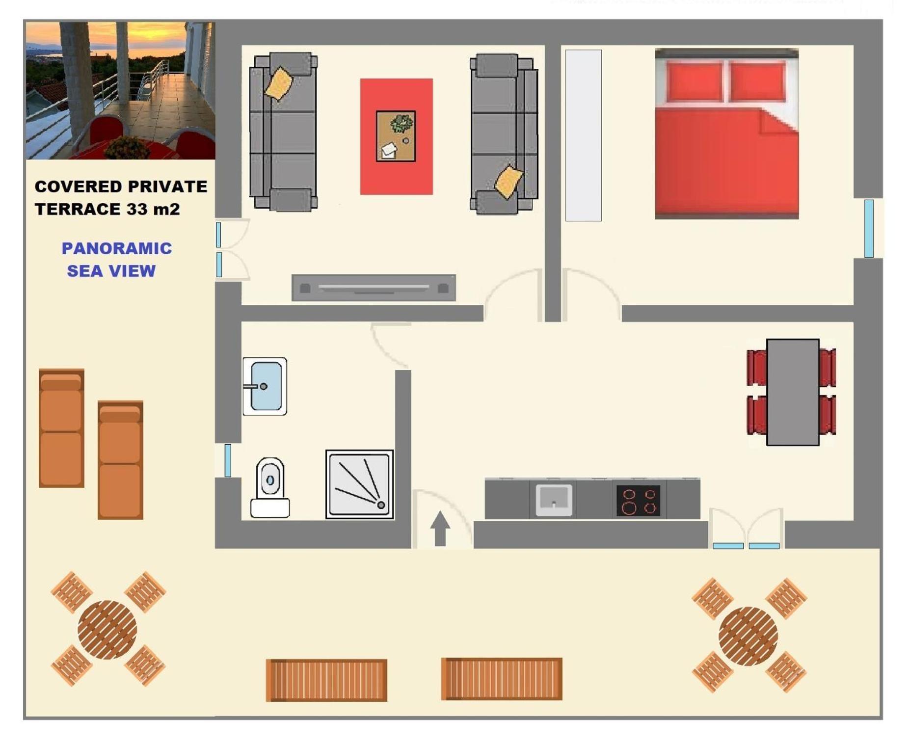 Apartments Kremenici Malinska Luaran gambar